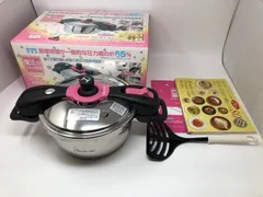 ◆未使用 ワンダーシェフ 魔法のクイック料理 両手圧力鍋3.7L 取扱説明書付き 保管品◆22280★のサムネイル