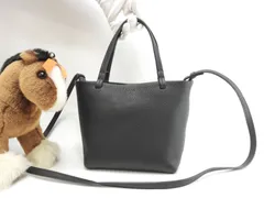 TheRow スモールパークトート トリヨンレザー 黒 ミニトートバッグ ポシェット 極美品@ 10のサムネイル