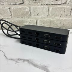 [무료 배송] [3 대 세트] 중고 HP USB-C Mini Dock HSA-Q001PR 도킹 스테이션 HDMI/VGA/LAN/USB/USB3.0 허브[65-A1_3set]