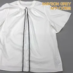 MAYSON GREY ブラウス 白 M メイソングレイ #26-0446のサムネイル