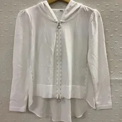 【Rene】  ルネ　ダブルジップアップパーカー白　36のサムネイル