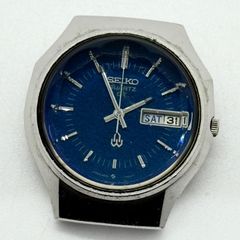 セイコー 稼働品 4803-8010 メンズ ヴィンテージ デイデイト 青文字盤 