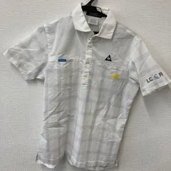 G2717　le coq sportif 半袖シャツ 白のサムネイル