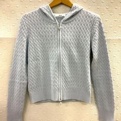 René ルネ 】新品定価60500円ウォッシャブルパールジップパーカー 36