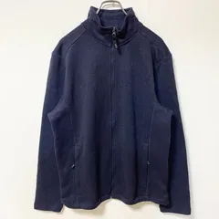 C9 by Champion チャンピオン　長袖ハーフジップニット　裏フリース　ハイネック　ネイビー　Lサイズ　古着【値引き交渉OK！】のサムネイル