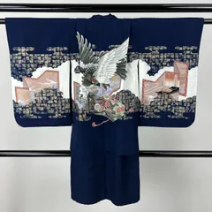 【中古品】七五三 753 着物 羽織 紺  5歳 5才 5-558 HAOZ017000のサムネイル