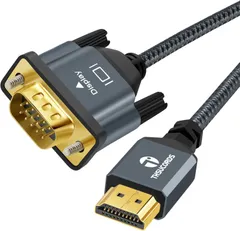 [7C8]Thsucords 編組&金メッキ HDMI - VGAケーブルのサムネイル