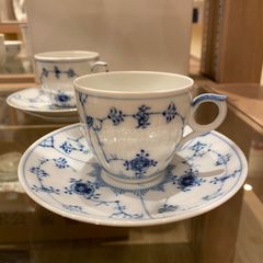 ロイヤルコペンハーゲン ブルーパルメッテティーセット2客 - メルカリ