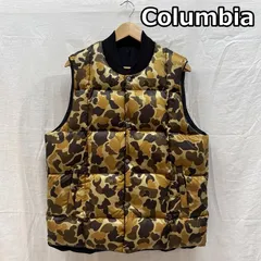 コロンビア PM5671 リバーシブル カモフラ迷彩 無地 ナイロン ダウン ベスト メンズ L ISItems【USED】【古着】【中古】50163616のサムネイル