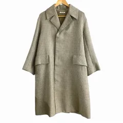 AURALEE オーラリー  17AW DOUBLE FACE CHECK LONG COAT ダブル フェイス チェック ロングコート ウール ガンクラブチェック  A7AC04BN レディース 1のサムネイル