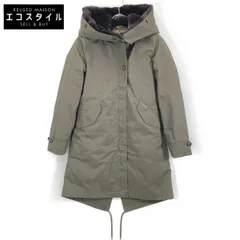 WOOLRICH ウールリッチ 1702151 カーキ ラビットファー ナイロン