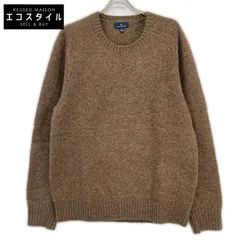 BrooksBrothers　ブルックスブラザーズ　100220036 24年 ブラウン ウール メランジ クルーネックセーター　Lのサムネイル