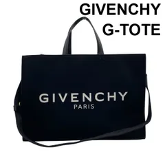 ● ジバンシー GIVENCHY G-Tote トートバッグ ショルダーバッグ ミディアム 2WAY スクエア フロントロゴ A4収納 黒 レディース 6D421のサムネイル