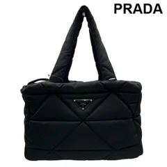 プラダ PRADA ドック キャット キャリー バッグ トートバッグ 犬 猫 パデッドナイロン ペット用品 トライアングルロゴ 黒 6V808のサムネイル