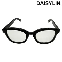 デイジーリン DAISYLIN サングラス メガネ 度なし クリアレンズ セル プラスチック 黒 レディース 6V812のサムネイル