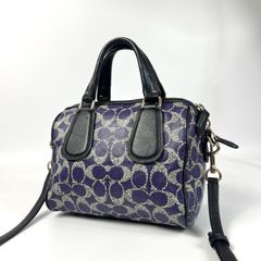 □COACH コーチ シグネチャー ミニボストン 11102 - メルカリ