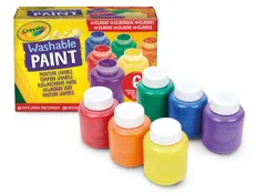 【在庫処分】水で簡単に落とせる 6色セット クラシック ボトル絵の具 541204 (Crayola) 正規品 クレヨラのサムネイル