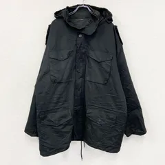 DELF　ミリタリージャケット　黒　ブラック　5XLサイズ　古着【値引き交渉OK！】のサムネイル