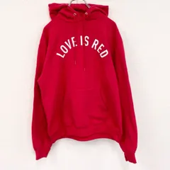 champion　チャンピオン　スウェットパーカー/フーディー　赤　レッド　Mサイズ　古着【値引き交渉OK！】のサムネイル