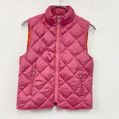 TOMMY HILFIGER　トミーヒルフィガー　フルジップダウンベスト　ピンク　Sサイズ　古着【値引き交渉OK！】のサムネイル