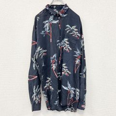 DOLCE&GABBANA XL相当 洗える リネン100% ボタニカル シャツ - メルカリ