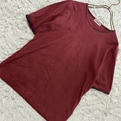 McGREGOR Tシャツ くすみレッド M ストライプ カジュアル 着回しのサムネイル