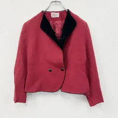 70s　PENDLETON　ペンドルトン　ウールテーラードジャケット　ダブルボタン　ヴィンテージ　赤　レッド　古着【値引き交渉OK！】のサムネイル