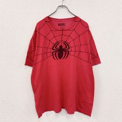 MARVEL 마블 스파이더 맨 반소매 프린트 T 셔츠 레드 레드 2XL 사이즈 헌옷 [가격 인하 협상 OK!]