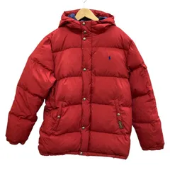 POLO RALPH LAUREN/ポロラルフローレン/フード付きダウンジャケット/サイズXL/レッド赤/レディース/FB4615のサムネイル