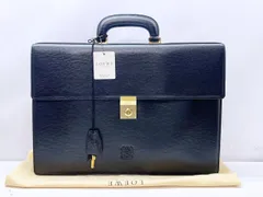 使用感なし　美品　LOEWE　ロエベ　アナグラム　ビジネスバッグ　レザー　黒　オールドのサムネイル