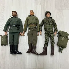 まとめ売り 旧タカラ ニューGIジョー 3体セット パラシュート兵 60年代 70年代 当時物 ドイツ軍 ドイツ兵 GIJOE 《L》のサムネイル