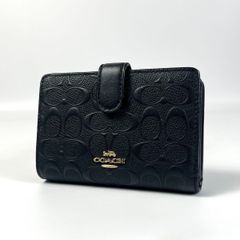 極美品 COACH 折り財布 シグネチャー エンボス レザー F67565 - メルカリ