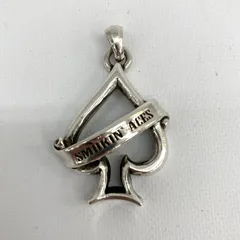 Loud style Design ラウンドスタイルデザイン ペンダントトップ Smokin Aces ネックレス アクセサリー シルバー925 SV925 AG925 メンズ 服飾小物 ★SS493のサムネイル
