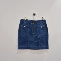 GUESS デニム スカート ジップアップ ポケットのサムネイル