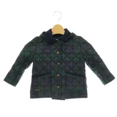 ラルフローレン RALPH LAUREN キッズ キルティング ジャケット アウター 中綿 24M 90 紺 ネイビー 緑 グリーン /NR ■OSのサムネイル