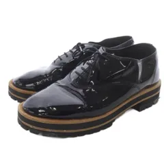 レペット Repetto エナメル ドレスシューズ ローカット 厚底 タンクソール 38 黒 ブラック /BB ■SH ▲Hのサムネイル