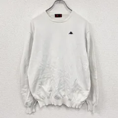 Kappa　カッパ　コットンニットセーター　白　ホワイト　Lサイズ　古着【値引き交渉OK！】のサムネイル