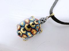 ヘレンド 亀 ペンダント ネックレス 3224 - メルカリ