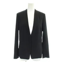 グリーンレーベルリラクシング ユナイテッドアローズ green label relaxing ジャケット 上着 36 黒 ブラック ノーカラー 長袖 /AP36のサムネイル