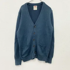 Levi's　リーバイス　コットンニットカーディガン　紺　ネイビー　Lサイズ　古着【値引き交渉OK！】のサムネイル