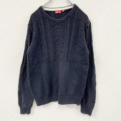 PUMA　プーマ　コットンニットセーター　ドクロ　黒　ブラック　Mサイズ　古着【値引き交渉OK！】のサムネイル