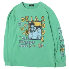U/MUSIC ユーミュージック 25AW DE LA SOUL ME MYSELF AND I L/S TEE デラソウル ロングスリーブTシャツ M GREEN 長袖 トップス g27466のサムネイル
