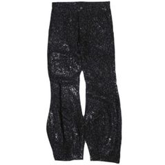 NAM トランペットデニムパンツ フレア ジーンズ ダメージ加工 2 - メルカリ