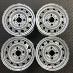 ダイハツ ミラバン ハイゼット 純正スチールホイール 12×4J+35 PCD100/4H   鉄ホイール 4本 【1644W】のサムネイル