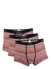 PAUL SMITH シグネチャー ストライプ コットン トランクス - 3 パック 送料無料のサムネイル