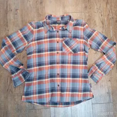 Patagonia パタゴニア レディース ネルシャツ チェック柄 サイズ4 オーガニックコットンのサムネイル