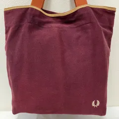 6210　FRED PERRY　フレッドペリー　トートバッグ　大きめ　大容量　パープル　紫　レディース　メンズ　ユニセックス　キャンバスのサムネイル
