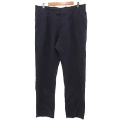 ジョセフアブード JOSEPH ABBOUD 美品 スラックス パンツ リネン W88-W92 1タック ストレート 紺 ネイビー /KB ■ECF006のサムネイル