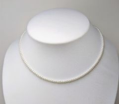 美品正規品あこや本真珠 パールネックレス6.3〜6.8mm 43cm 照り強い 