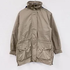 90s　LANDS'END　ランズエンド　マウンテンパーカー　キルティングライナー　中綿入り　ベージュ　XSサイズ　古着【値引き交渉OK！】のサムネイル